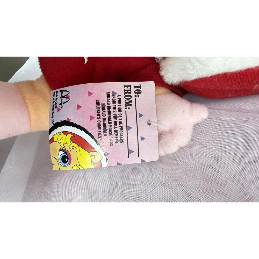 Muppet Babies Miss Piggy Fozzie Bear Christmas Plush Bundle McDonalds 1987 Vtg